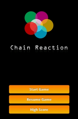 android игра - chain reaction
