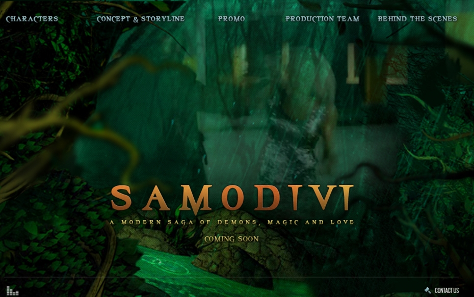promo site voor de tv-serie samodivi